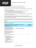 CHCCSL003 Observation Report