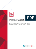 MSC Nastran 2021.3 Linear Static Analysis User Guide