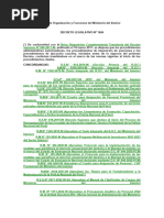 Ley de Organización y Funciones Del Ministerio Del Interior - DECRETO LEGISLATIVO #1266 - 17 de Diciembre de 2016