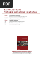 Mine Managers' Handbook (Module 3 Extracts)