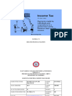 Income Tax - II Lesson Plan PDF