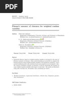 Pitman's Measure of Closeness For Weighted Random Variables: Authors: Mosayeb Ahmadi