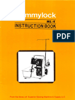 Mammylock ML-4 Instruction Manual