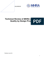 Technical Review of MHRA Analytical Quality by Design Project