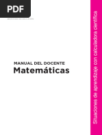 Manual Del Docente Matemáticas - Situaciones de Aprendizaje Con Calculadora Científica