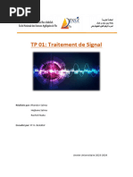 TP1 Traitement de Signal