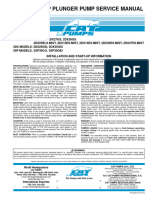 Cat Pump 2DX, 3DX, 3SP Plunger Pump Service Manual