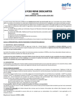 Reglement Financier Scolarite Tarifs 2024-25 - B