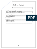 Data Sheet - Shaft Design