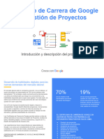 Certificado de Carrera de Google en Gestión de Proyectos: Introducción y Descripción Del Programa