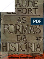 Claude Lefort - As Formas Da História - Ensaios de Antropologia Política-Brasiliense (1990)