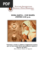 08 2022 SDM Folleto Hora Santa Con María