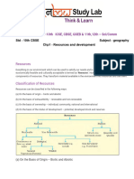 Resources and Development