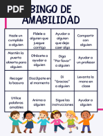 Bingo de Amabilidad