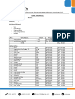 List Pengajuan BM Acara Senam Zumba