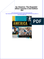 Full Download Test Bank For America: The Essential Learning Edition Volume 2 2nd Edition Shi File PDF Free All Chapter