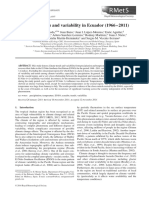 Climate Trends and Variability in Ecuador (1966-2011)