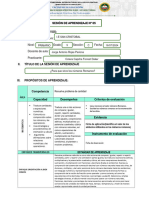 Tarea de Sesion de Matematicas para Curriculo