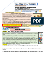 Ficha de Aprendizaje, Sesion Nº14-Dpcc, 4º-2024