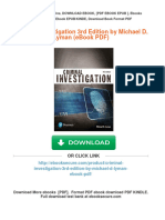 Get Criminal Investigation 3rd Edition by Michael D. Lyman (Ebook PDF) Free All Chapters