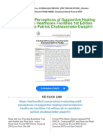 Evaluating Staff Perceptions of Supportive Healing Environment in Healthcare Facilities 1st Edition Ph.D. Candidate Patrick Chukwuemeke Uwajeh1