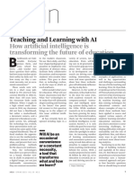 Teaching and Learning With AI: How Artificial Intelligence Is Transforming The Future of Education