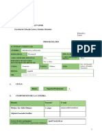 Intro. A La Filosofía - Programa 2024