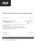 ESP32-S2 RTC Time Reset To Wrong Value After OTA Update - ESP32 Forum