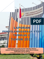 Laporan Penyelenggaraan PTSP Triwulan II 2021 Tahun 2021