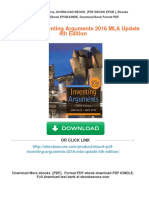 (Ebook PDF) Inventing Arguments 2016 MLA Update 4th Edition Download PDF