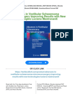 (FREE PDF Sample) Advances in Vestibular Schwannoma Microneurosurgery Improving Results With New Technologies Luciano Mastronardi Ebooks