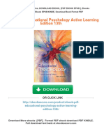 (Ebook PDF) Educational Psychology Active Learning Edition 13Th