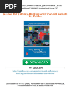 (Ebook PDF) Money, Banking and Financial Markets 5th Edition Download PDF