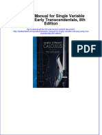 Full Download Solution Manual For Single Variable Calculus Early Transcendentals, 8th Edition File PDF All Chapter On 2024