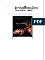 Full Download Solution Manual For Munson, Young and Okiishi's Fundamentals of Fluid Mechanics 8th by Gerhart File PDF Free All Chapter