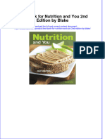 Full Download Test Bank For Nutrition and You 2nd Edition by Blake File PDF All Chapter On 2024