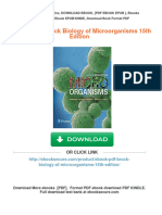 (Ebook PDF) Brock Biology of Microorganisms 15Th Edition