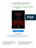 (FREE PDF Sample) Critical Essays On Twin Peaks: The Return Antonio Sanna Ebooks