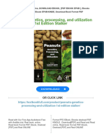 Peanuts: Genetics, Processing, and Utilization 1st Edition Stalker All Chapter Instant Download