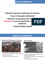 EDUCAÇÃO AMBIENTAL Instrução