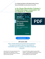 Get Microorganisms For Green Revolution Volume 2 Microbes For Sustainable Agro Ecosystem 1st Edition Deepak G. Panpatte Free All Chapters