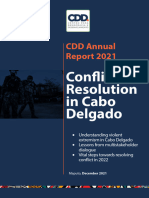 CDD Annual Report 2021 Conflict Resolution in Cabo DelgadoFINAL