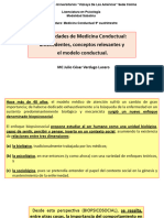 Sesión 1 Generalidades de Medicina Conductual