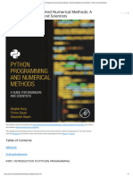 Python Programming and Numerical Methods - A Guide For Engineers and Scientists - Python Numerical Methods