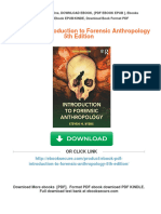 Full Download (Ebook PDF) Introduction To Forensic Anthropology 5th Edition PDF