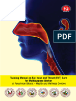 ENT Care Training Manual For MPW