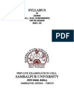 MA MSC Math Private Exam Cell