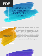 Clasificacion de Las Empresas en Colombia