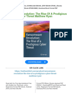 Instant Download Ransomware Revolution: The Rise of A Prodigious Cyber Threat Matthew Ryan PDF All Chapter