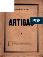 ARTIGAS en Su Centenario 1850-1950 Ediciones de EL PAIS